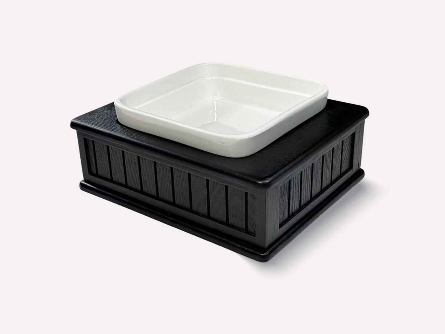 Modern Wooden Enclosed Pet Feeder – Elegant, Spill-Proof & Elevated Design